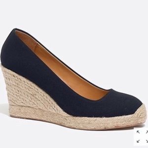 J. Crew Navy Wedge